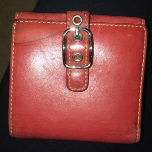 Coach Red Wallet (matching purse avab.)!